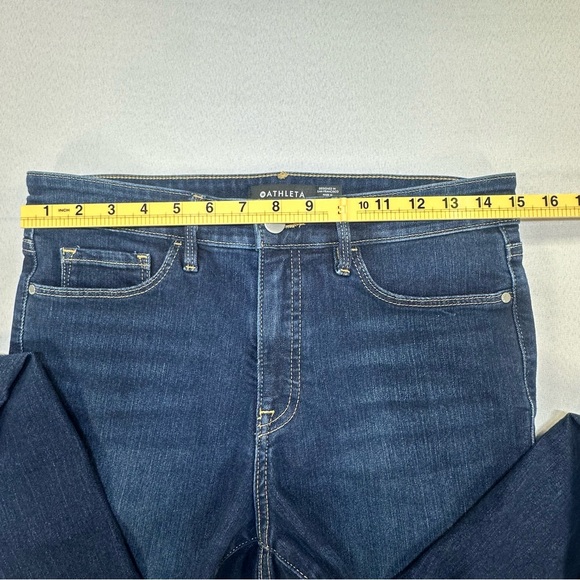 Athelta Sculptek Skinny Jeans Dark Wash Size 10 Slimming - Picture 7 of 8